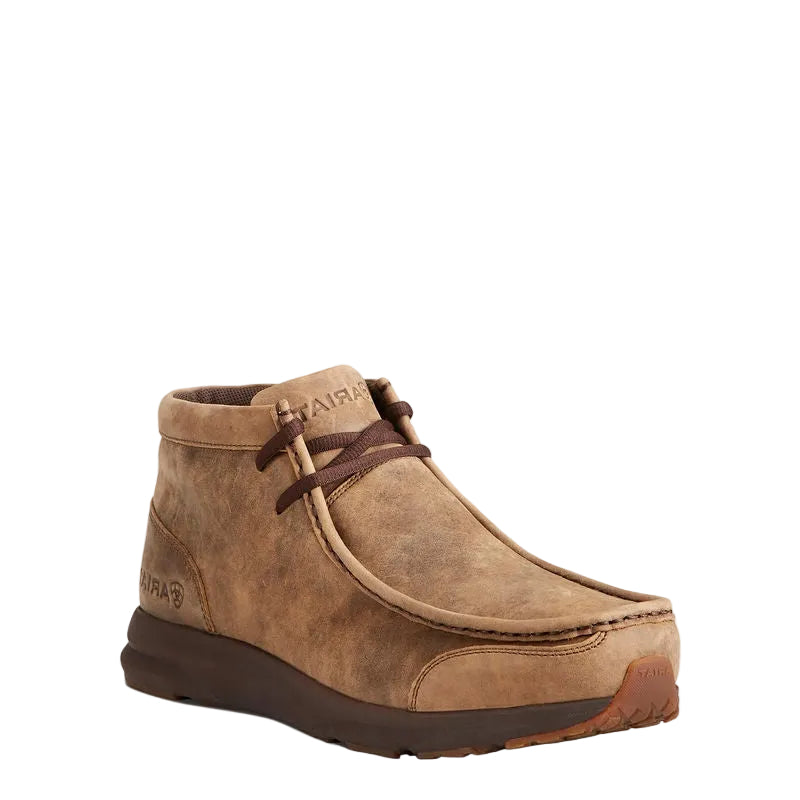 Ariat Men's Spitfire chukka boot with moc toe design and lace-up closure