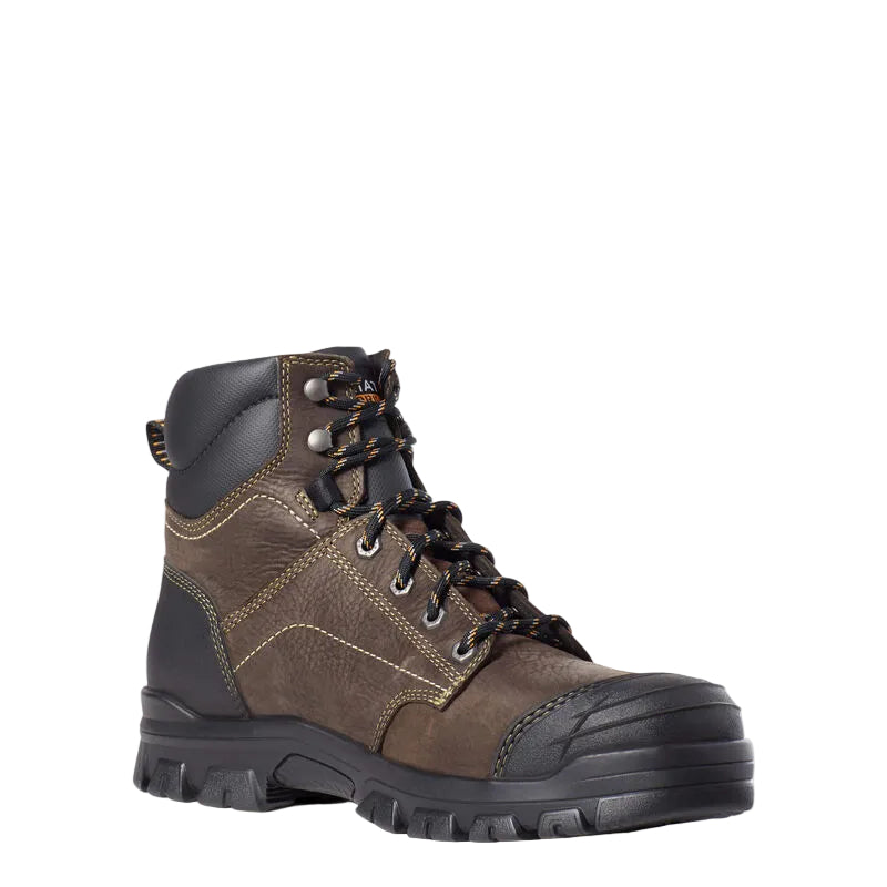 Ariat Men's Treadfast 6-inch waterproof lace-up work boot with rugged lug sole