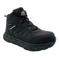 AdTec mens ultralight 6-inch safety toe mid-cut work boot with lace-up closure