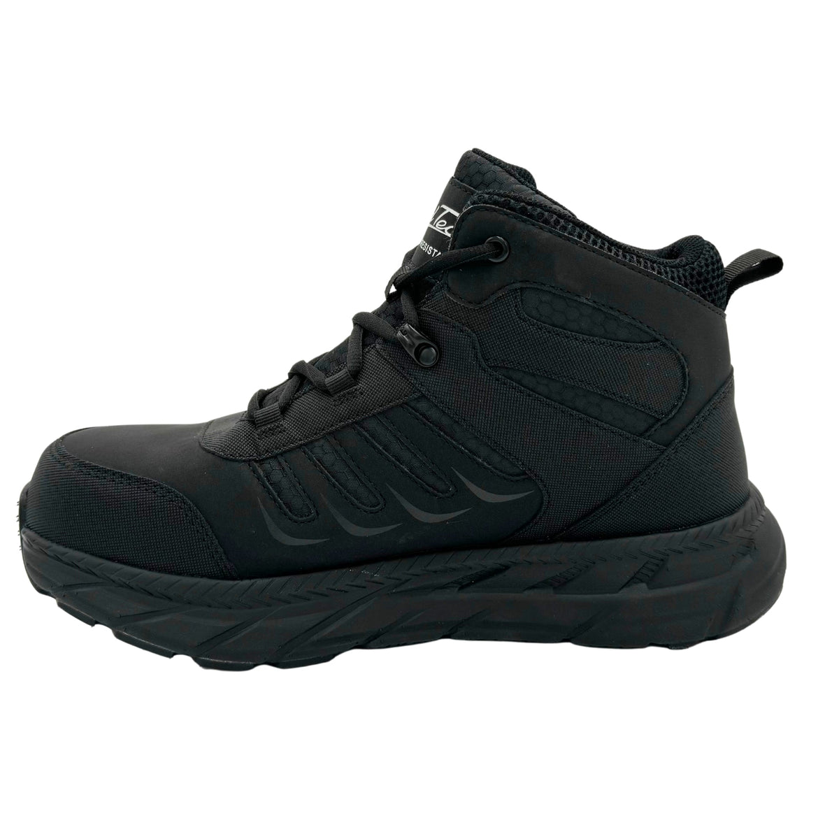 AdTec men's ultralight 6-inch safety toe work boot with lace-up closure, side profile view