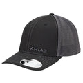 Ariat Flexfit 110 trucker cap with mesh back and embroidered logo, three-quarter view