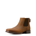 Ariat men's square toe Chelsea boot with elastic side panel and pull tab