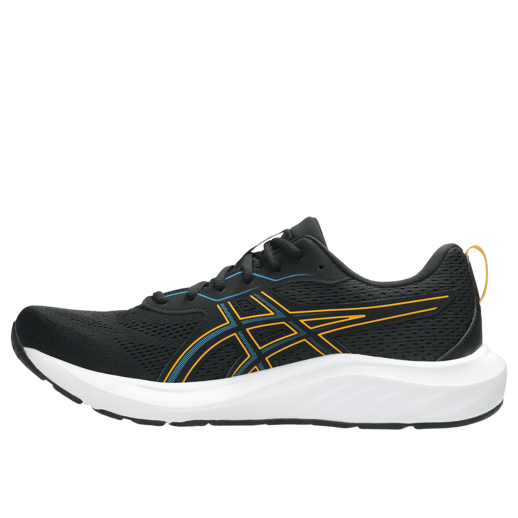 ASICS Gel-Contend 9 mens running shoe lateral view with white midsole