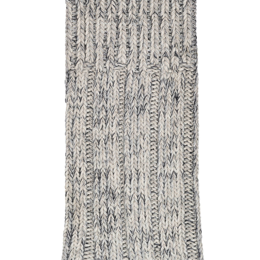 Close-up detail of Birkenstock Cotton Twist sock showing ribbed knit texture and marled yarn pattern