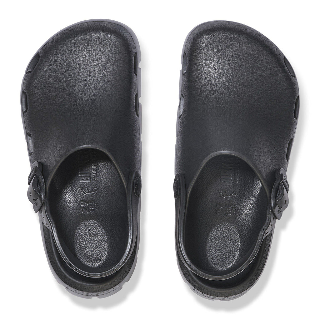 Birkenstock Kids Birki Flow EVA clogs shown from above as a pair, top-down view
