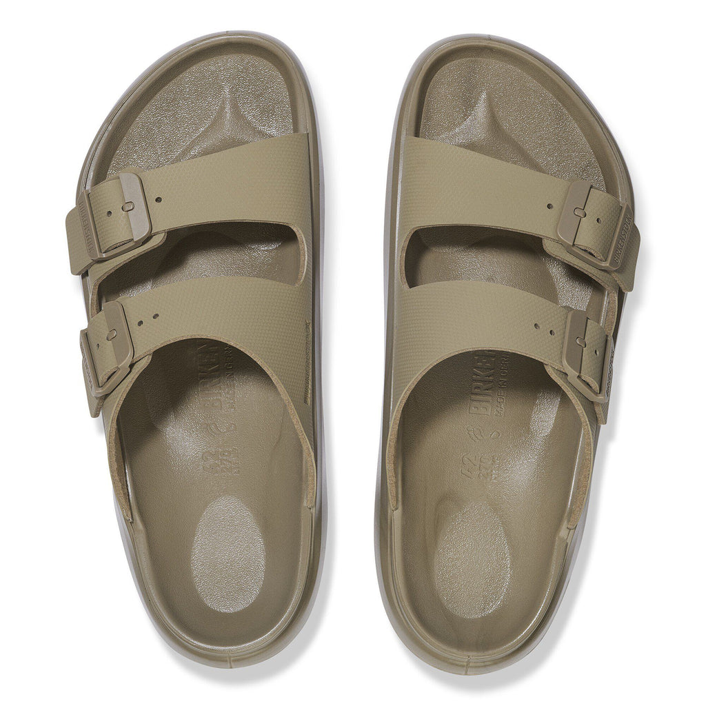 Birkenstock Mogami Terra Slide sandals with two adjustable buckle straps, top-down view