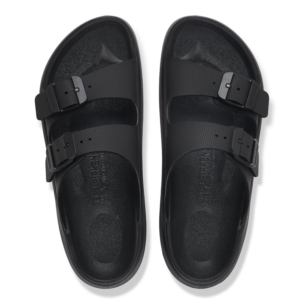 Birkenstock Mogami Terra slide sandals with two adjustable buckle straps, top view