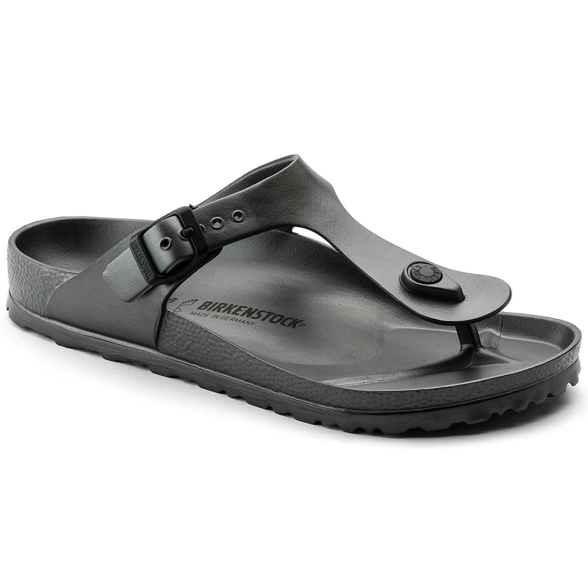 Birkenstock Gizeh EVA thong sandal with adjustable buckle strap and contoured footbed