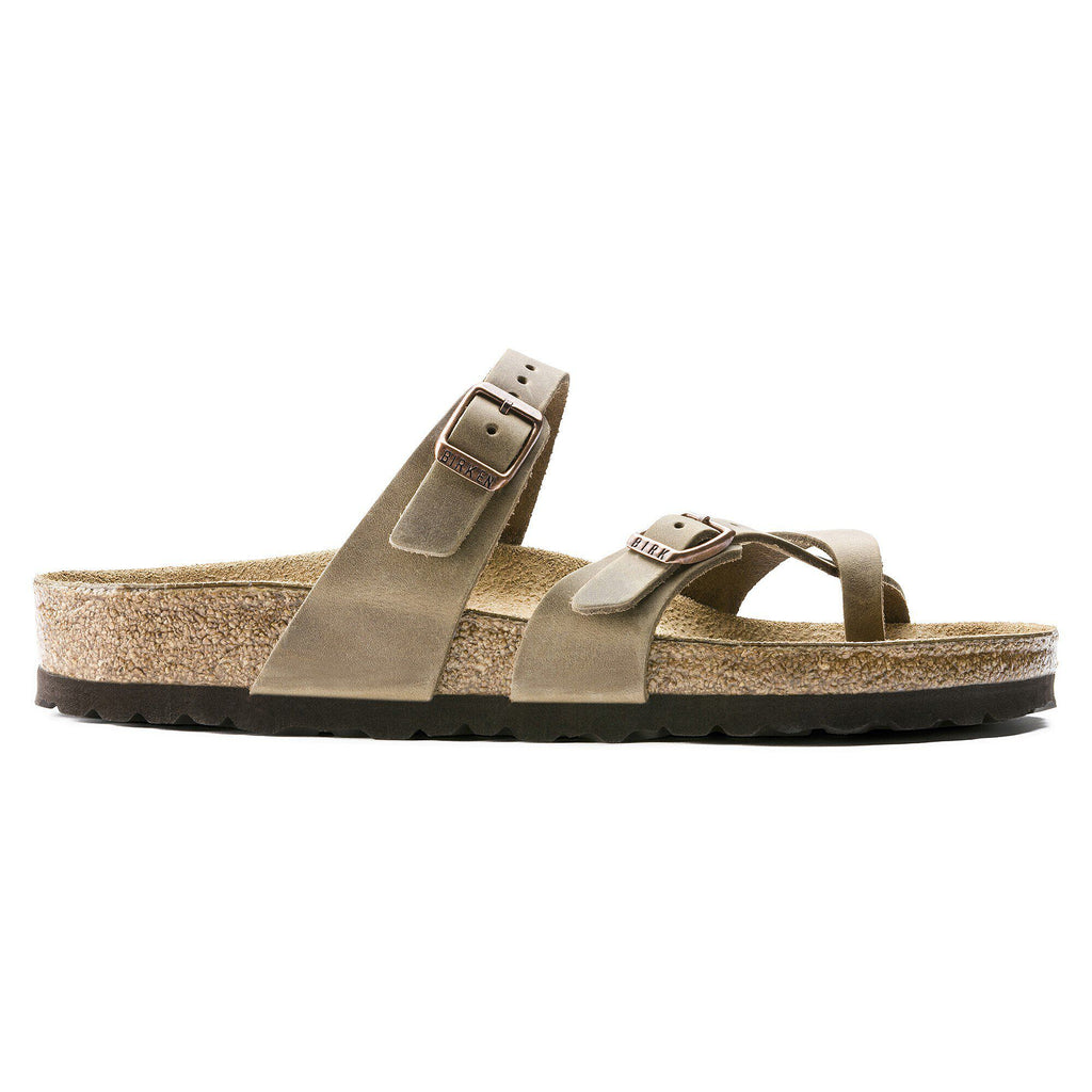 Birkenstock Mayari women's sandal with two adjustable buckle straps and cork footbed