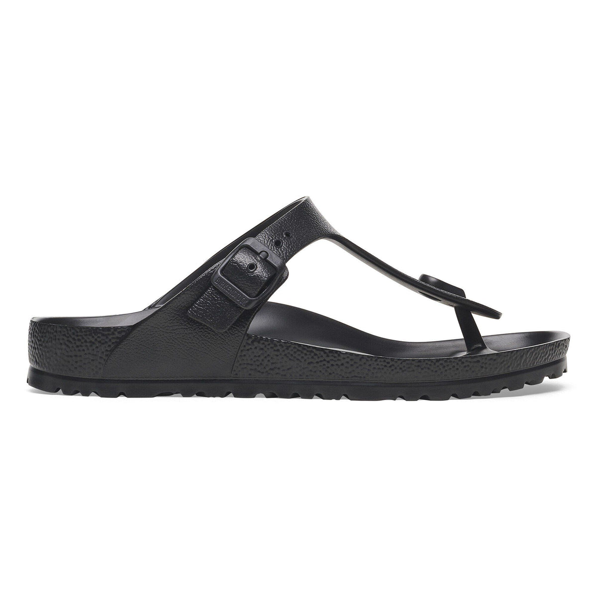 Birkenstock Gizeh EVA thong sandal with T-strap buckle and contoured footbed, lateral view