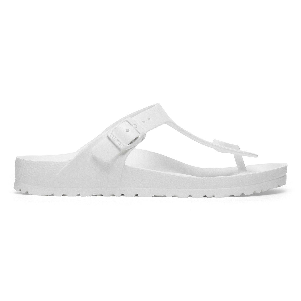 Birkenstock Gizeh EVA thong sandal with T-strap buckle and contoured footbed, lateral view