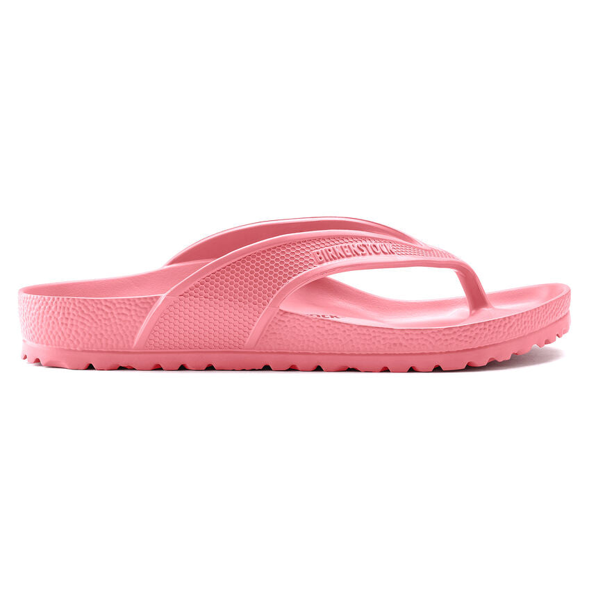 Birkenstock Honolulu EVA flip flop sandal with thong strap and contoured footbed, side view