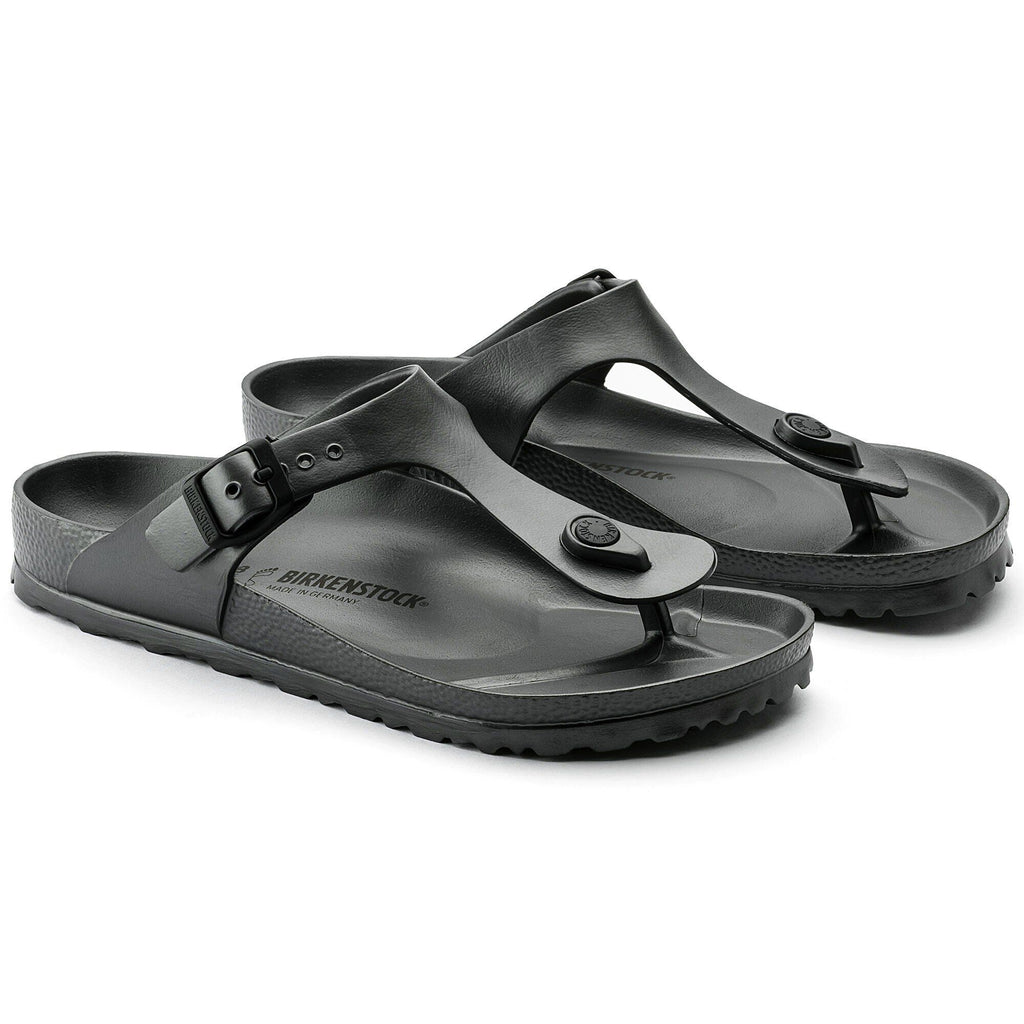 Birkenstock Gizeh EVA thong sandals with adjustable buckle strap and contoured footbed, pair view