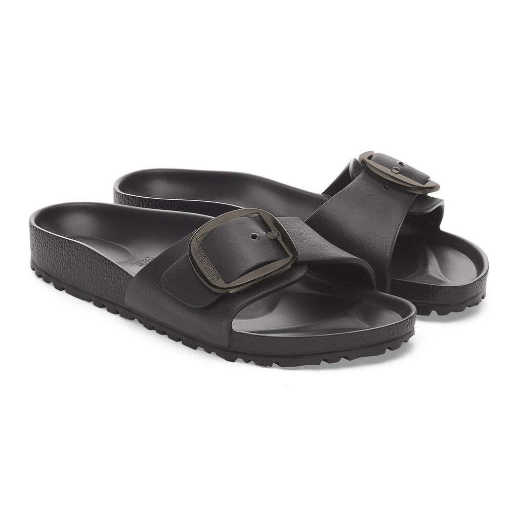 Birkenstock Madrid Big Buckle EVA slide sandals with oversized buckle strap, pair view