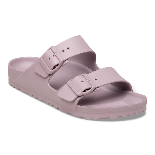Birkenstock Arizona EVA two-strap sandal with adjustable buckles on white background