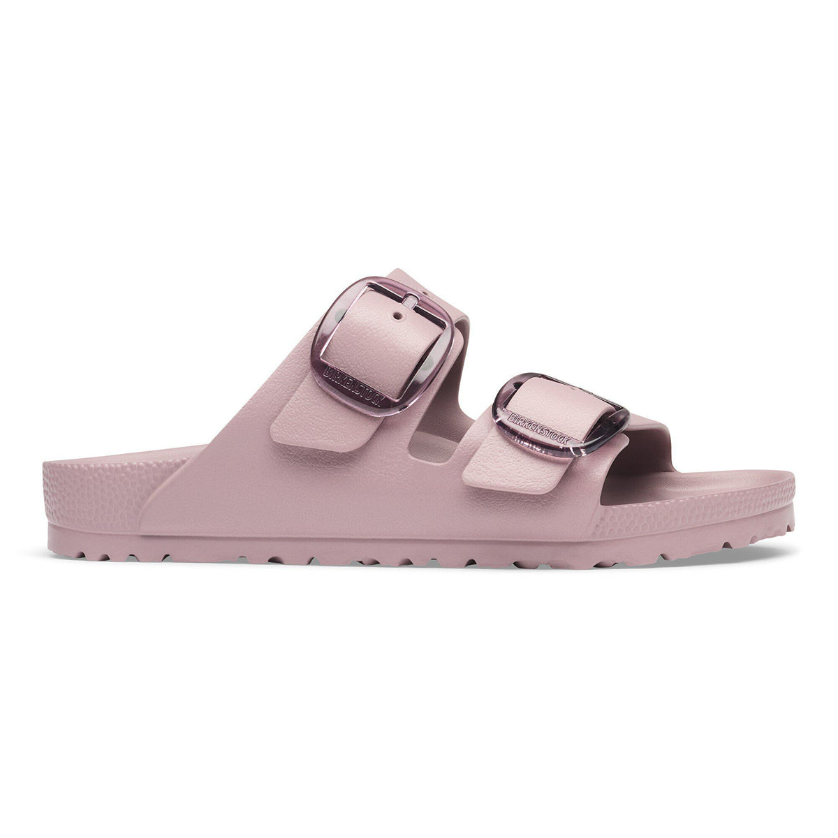 Birkenstock Arizona Big Buckle EVA sandal with two adjustable straps on white background
