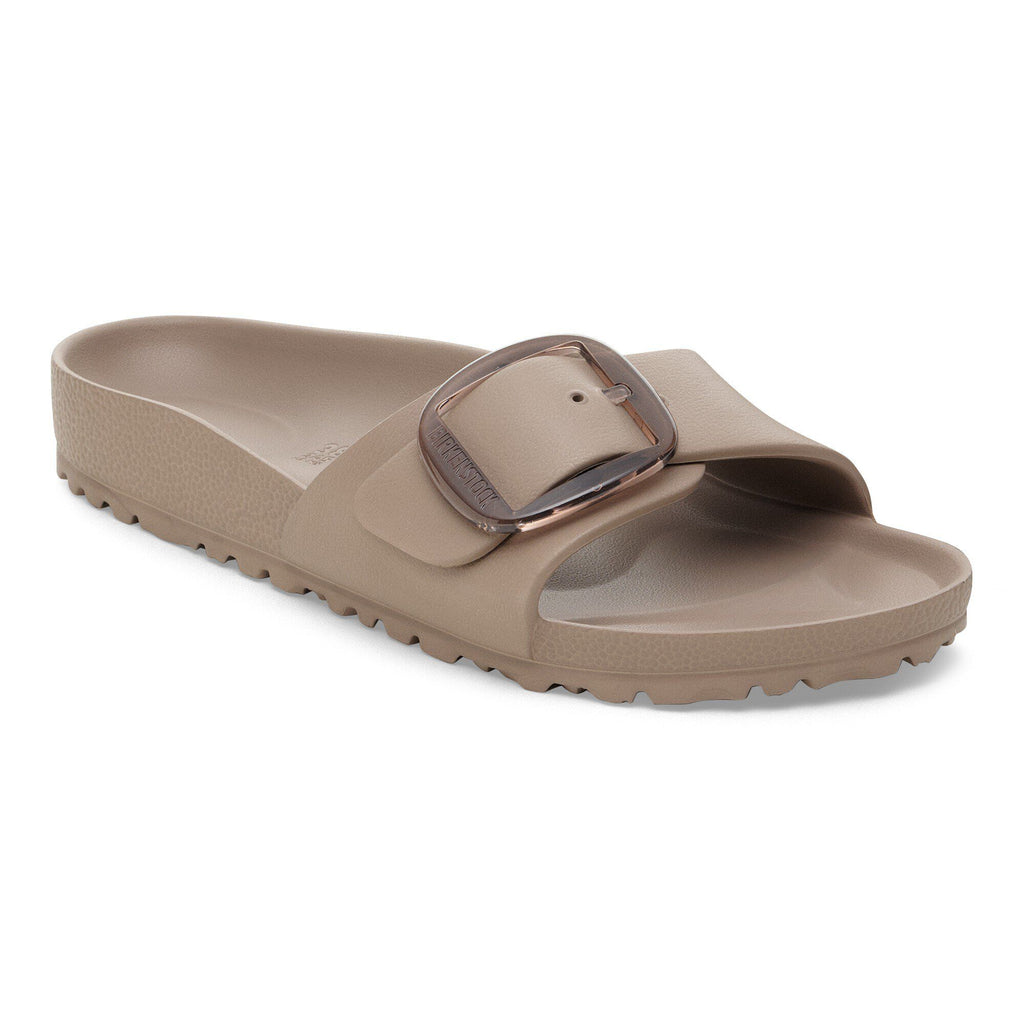 Birkenstock Madrid Big Buckle EVA single-strap slide sandal with oversized buckle detail