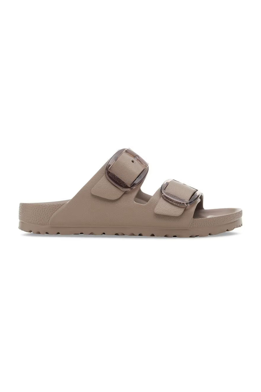 Birkenstock Arizona Big Buckle EVA slide sandal with two adjustable buckle straps, side view