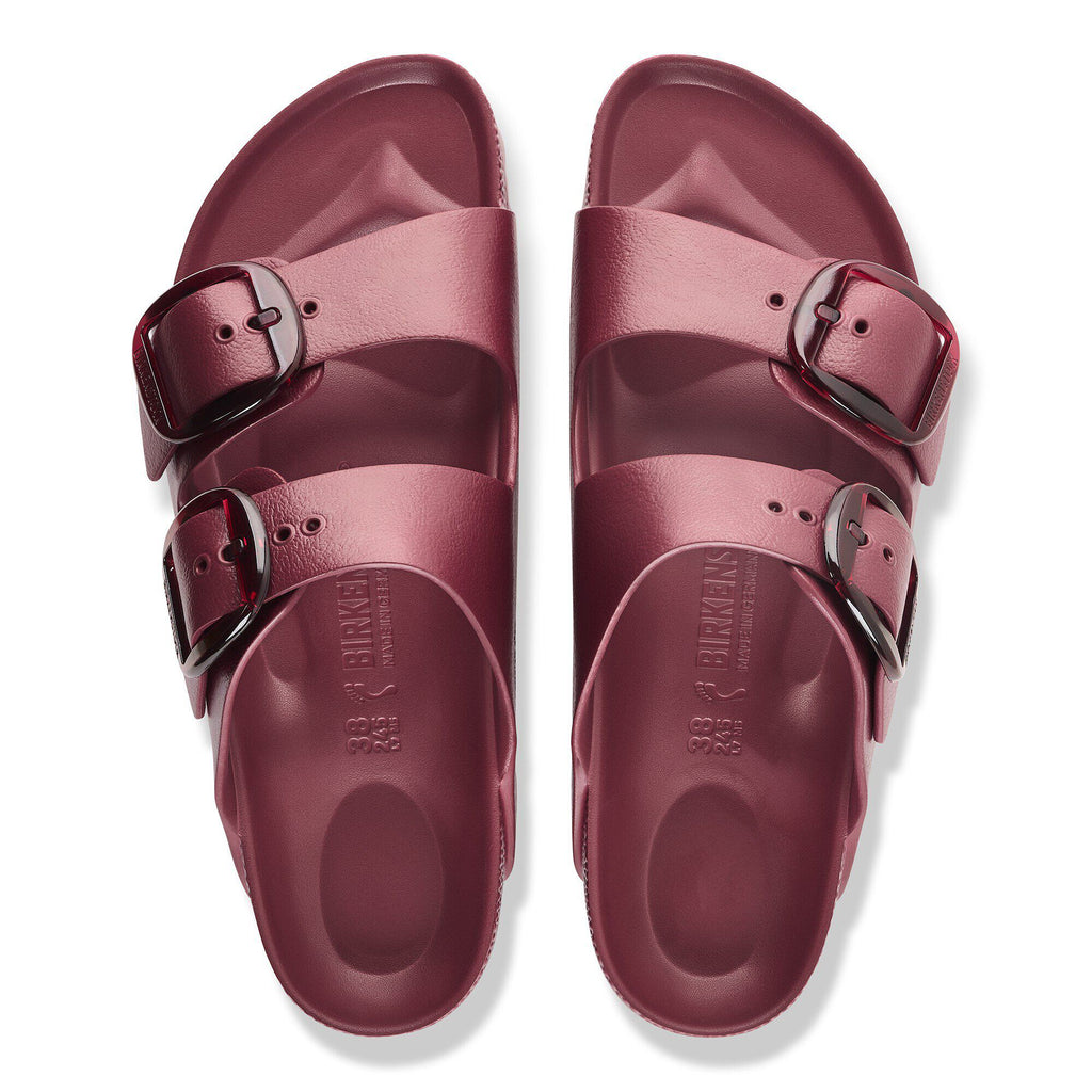 Birkenstock Arizona Big Buckle EVA sandals with two straps and large buckles, top view