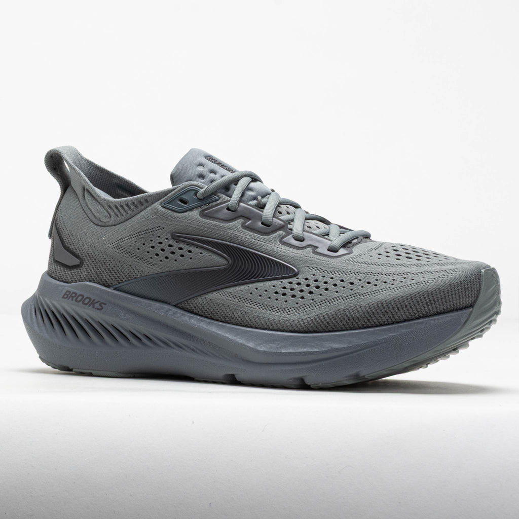 Brooks Glycerin 23 men's running shoe with thick cushioned midsole, lateral view
