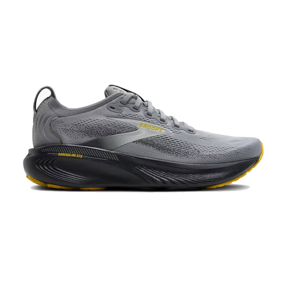 Brooks Adrenaline GTS 25 men's stability running shoe shown from lateral side