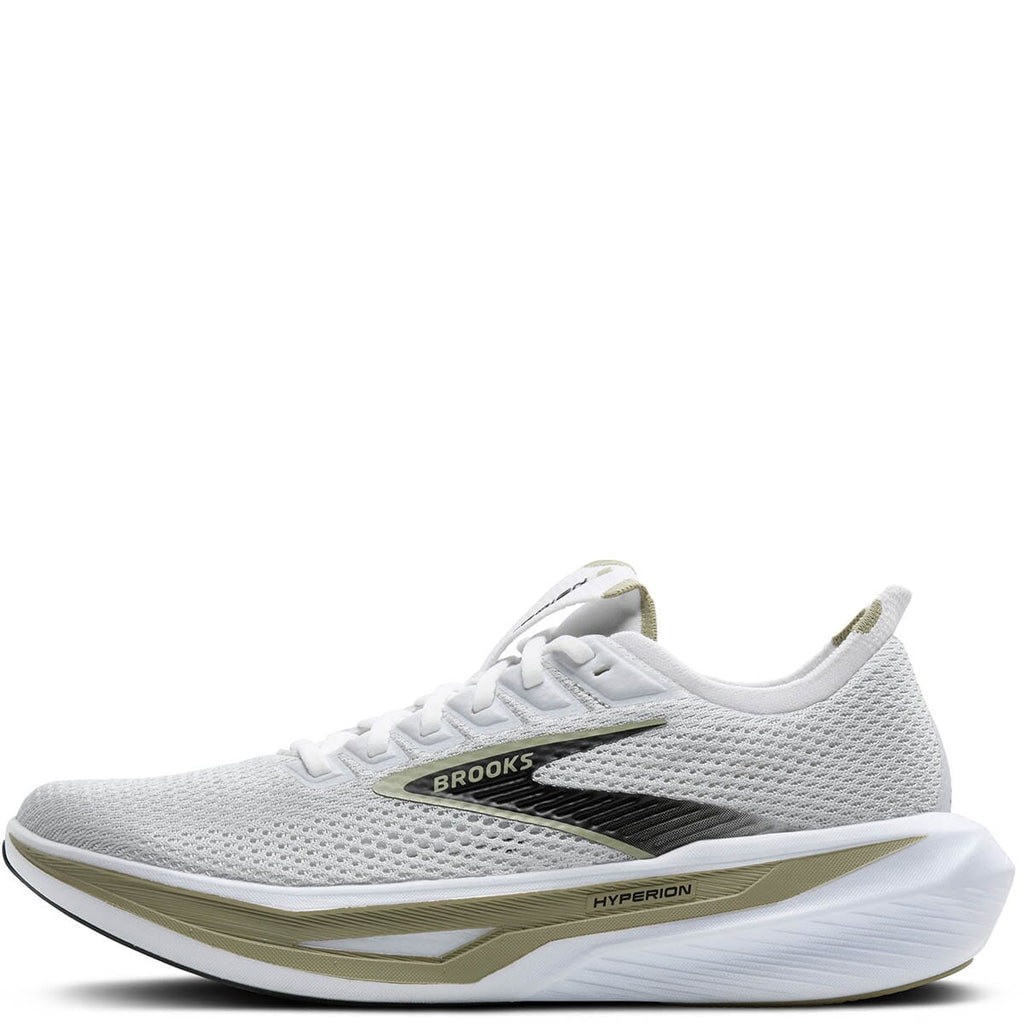 Brooks Hyperion 3 men's running shoe lateral view on white seamless background