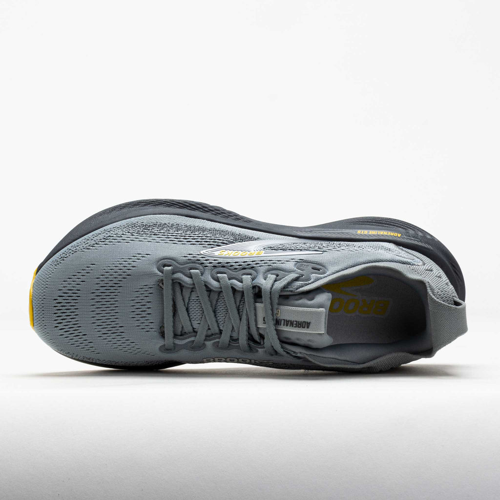 Brooks Adrenaline GTS 25 men's running shoe shown from top-down angle on white background