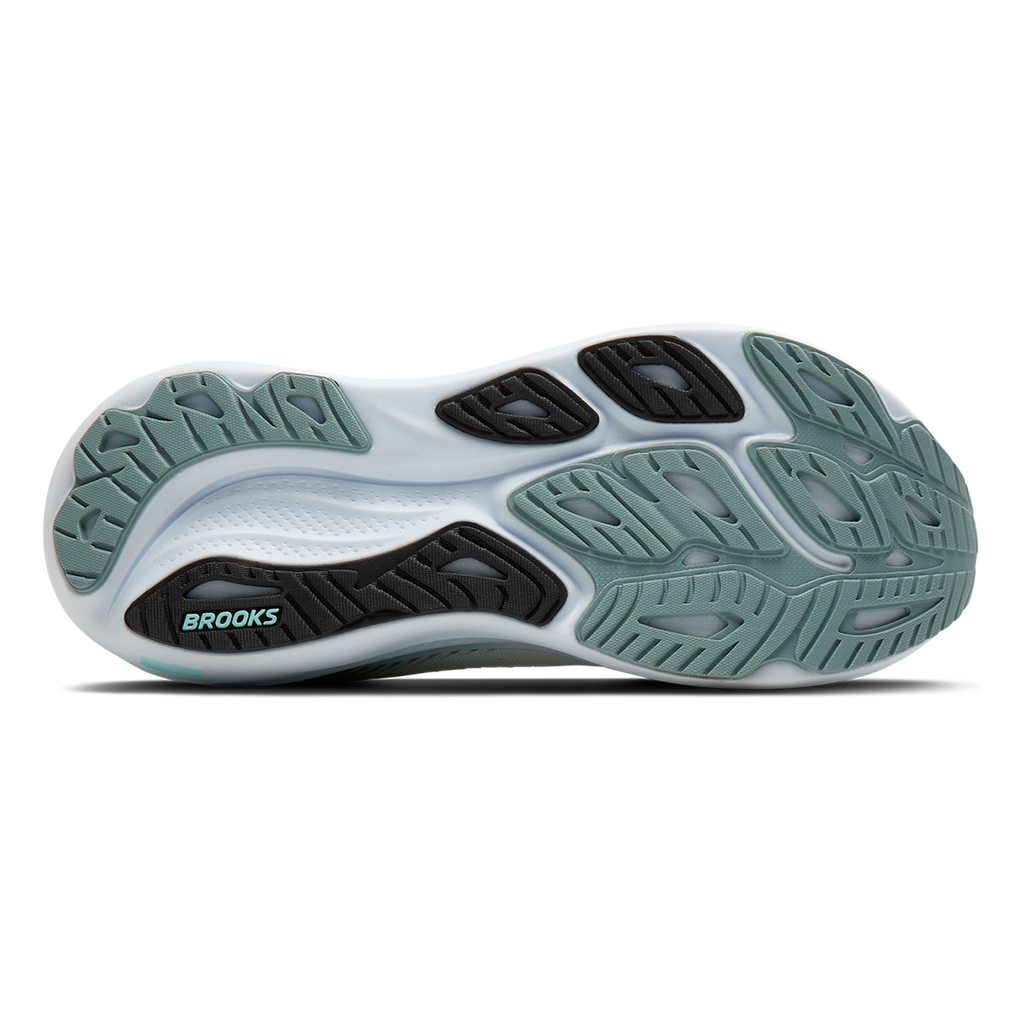 Brooks Adrenaline GTS 26 men's running shoe outsole showing tread pattern and cushioning zones