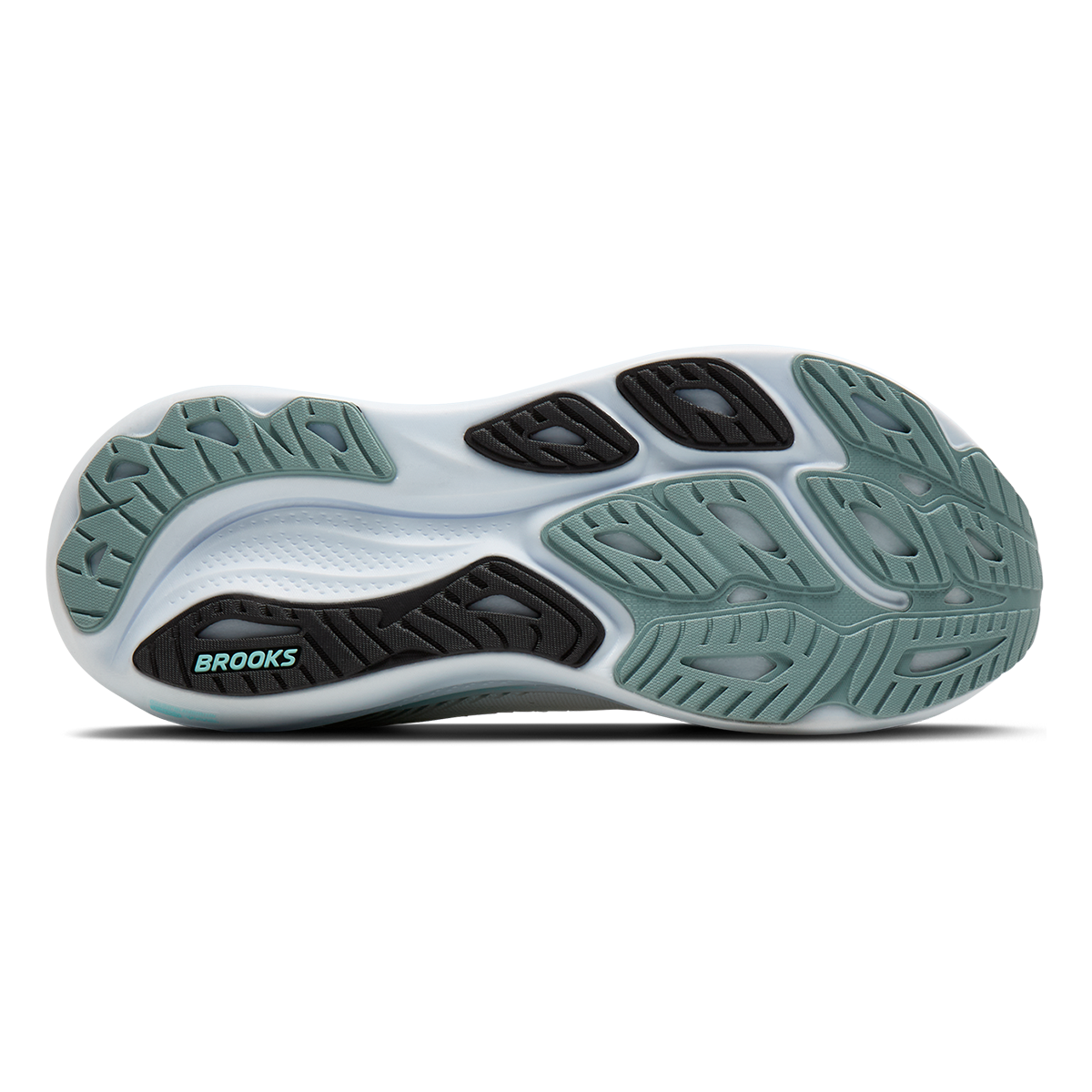 Brooks Adrenaline GTS 26 men's running shoe outsole showing tread pattern and cushioning zones