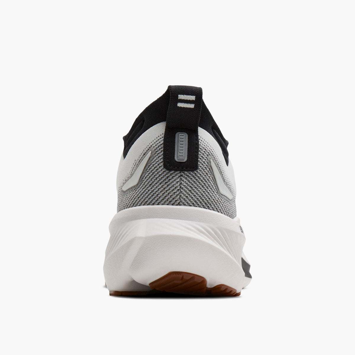 Brooks Glycerin 23 men's running shoe shown from the heel rear angle