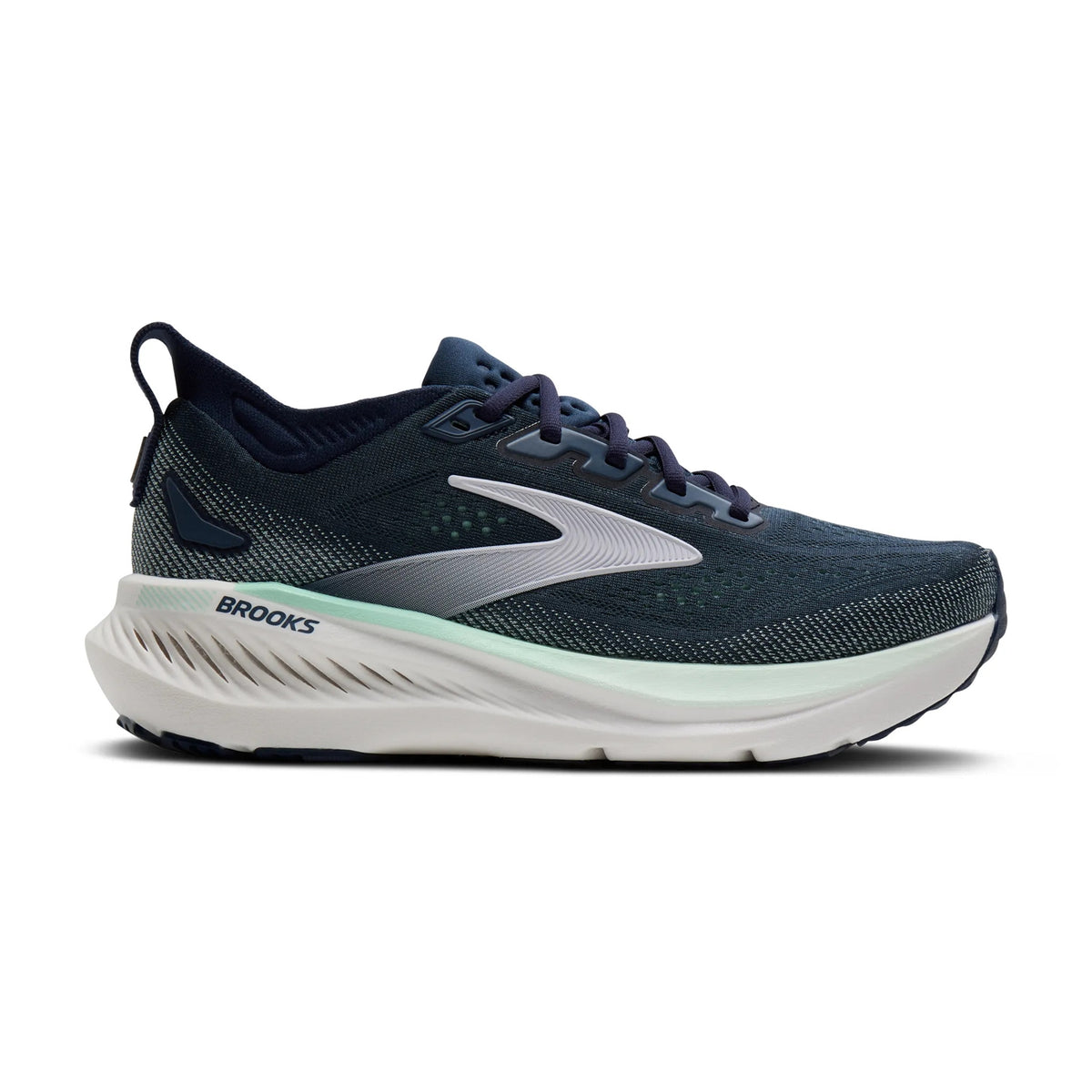 Brooks Glycerin GTS 23 women's running shoe shown from lateral side on white background