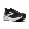 Brooks Glycerin GTS 23 women's running shoe with knit upper and cushioned white midsole