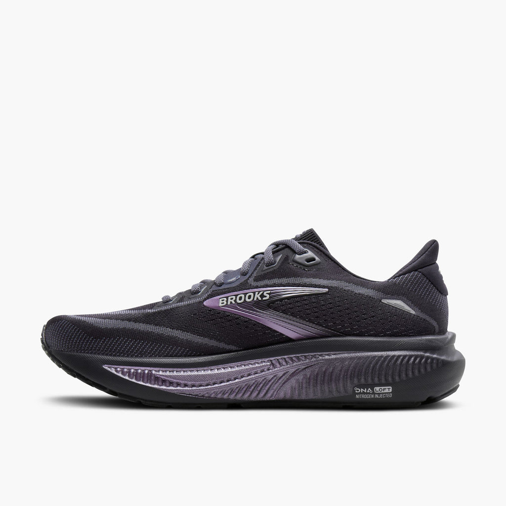 Brooks Ghost 18 women's running shoe with DNA LOFT nitrogen-injected midsole, lateral view