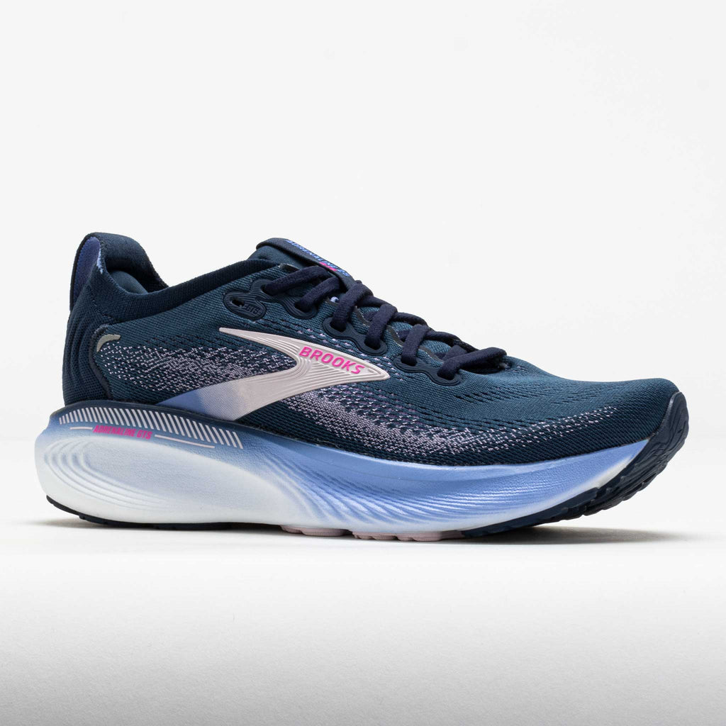 Brooks Adrenaline GTS 25 women's running shoe shown in lateral profile view