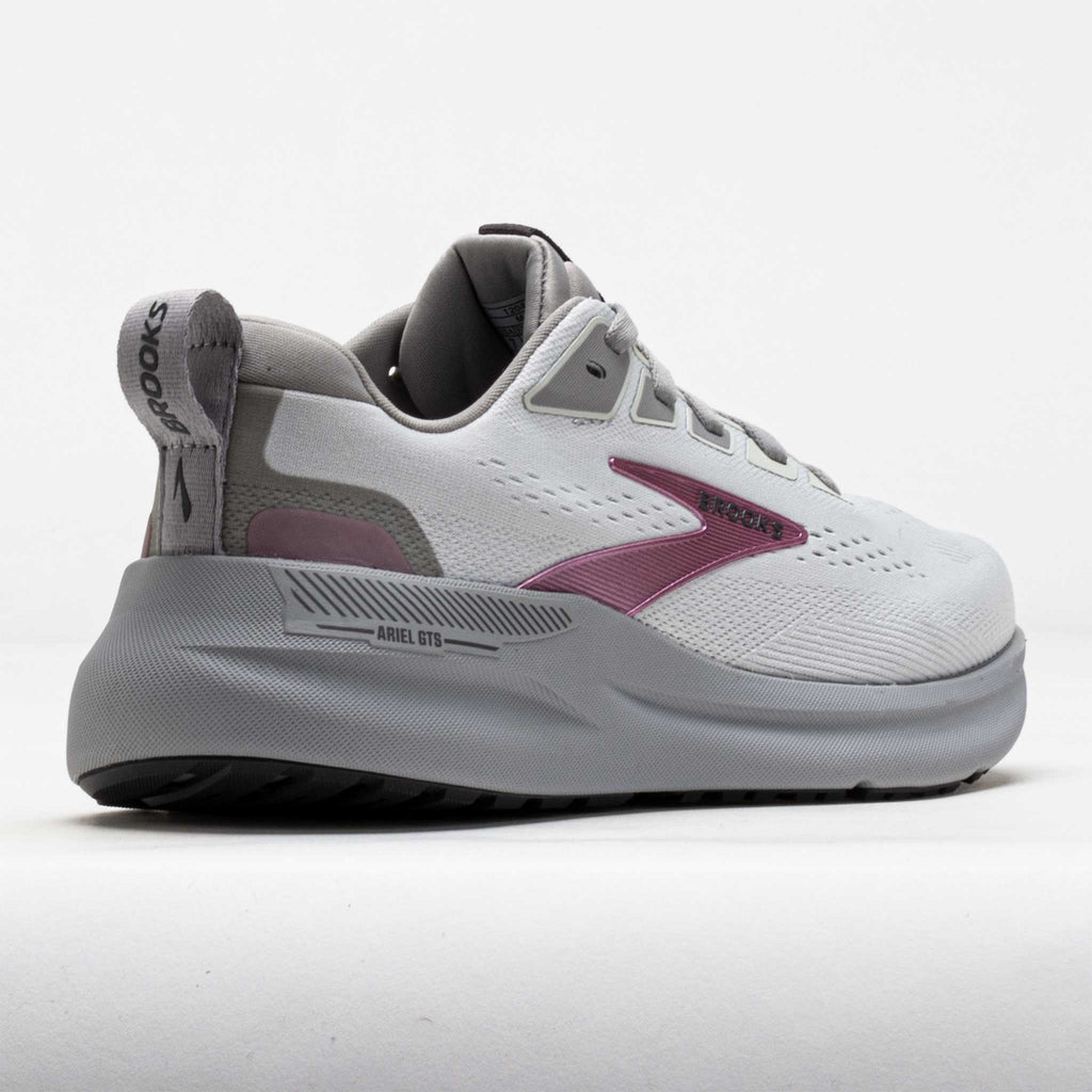 Brooks Ariel GTS 26 women's running shoe shown from rear three-quarter angle