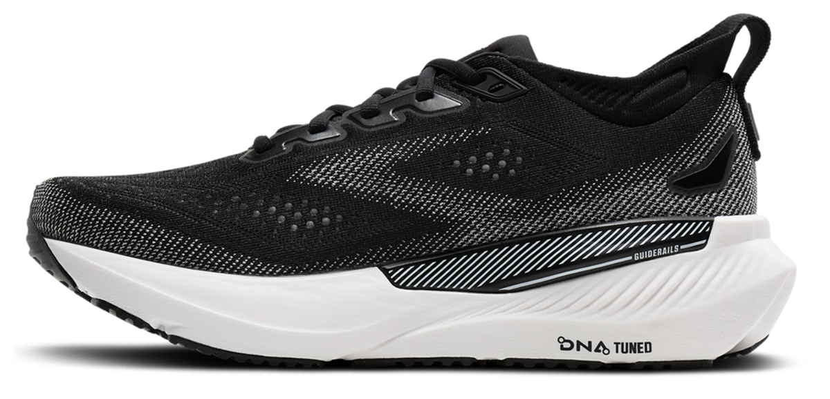 Brooks Glycerin GTS 23 womens running shoe shown in lateral profile view