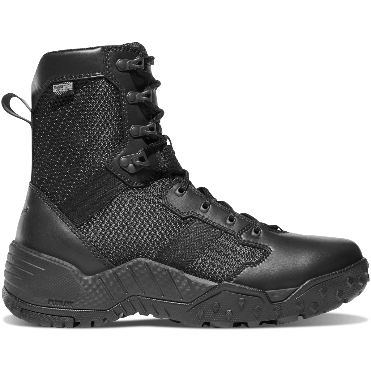 Danner Scorch 8-inch tactical lace-up boot with mesh panels and rugged outsole
