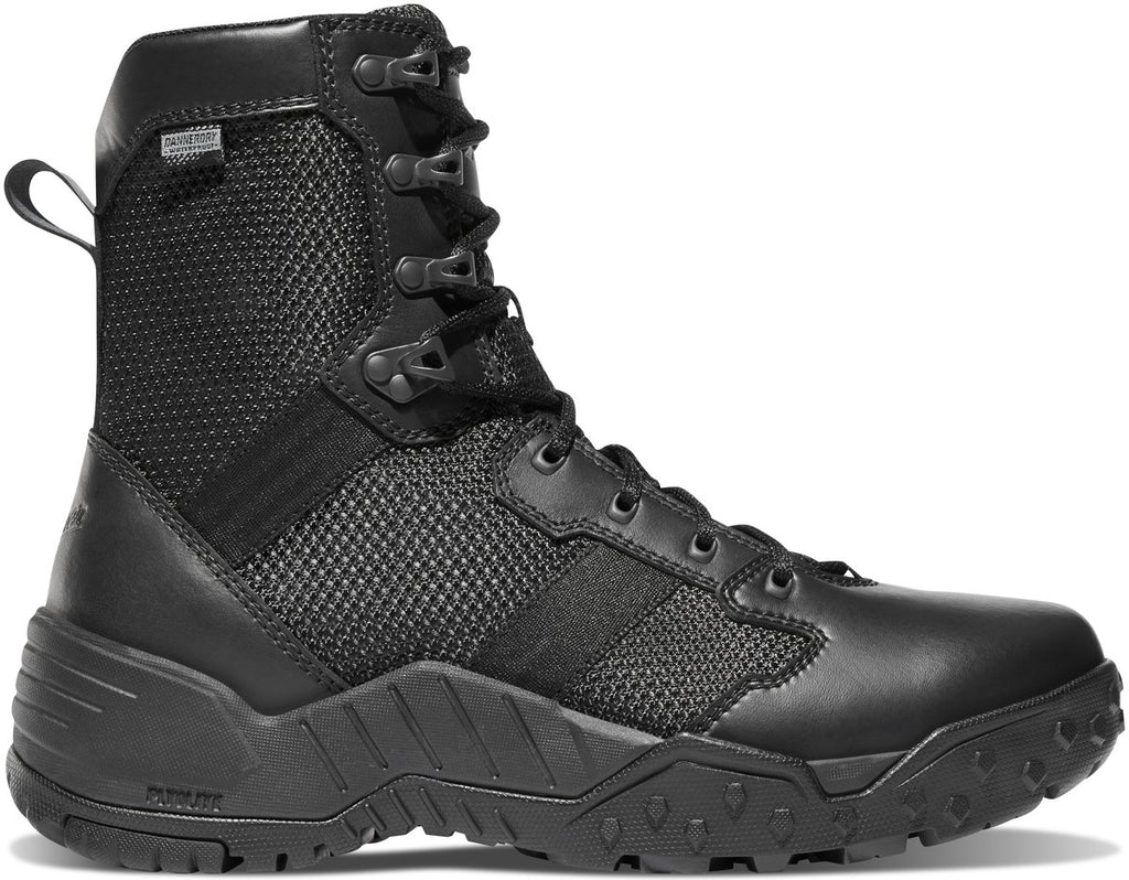 Danner men's tall lace-up tactical boot with mesh panels and aggressive outsole