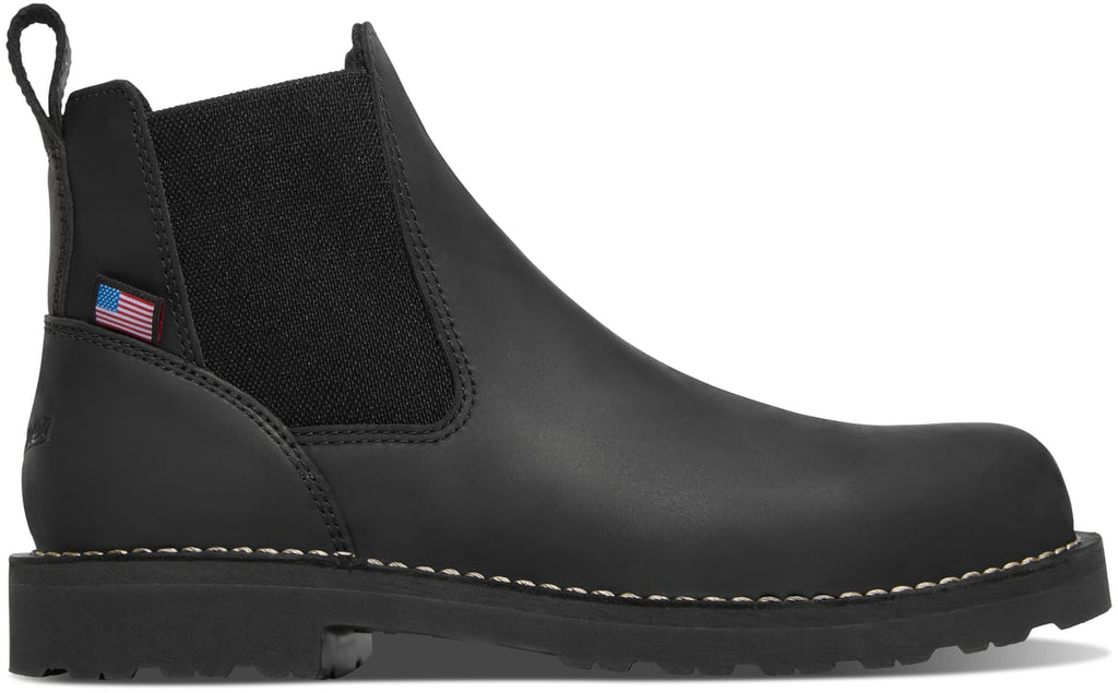 Danner Bull Run Chelsea 6-inch soft toe boot with elastic side panel and pull tab