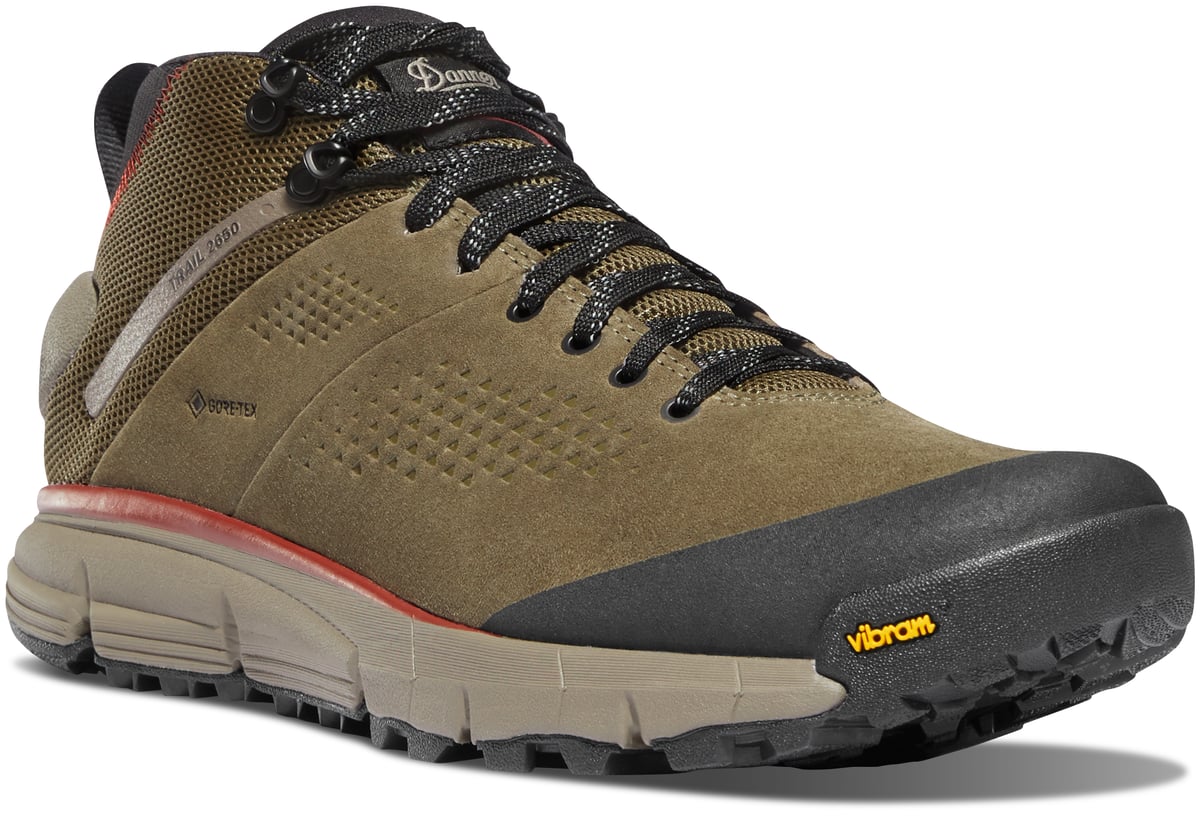 Danner Trail 2650 Mid GTX hiking boot with Vibram sole and Gore-Tex waterproofing