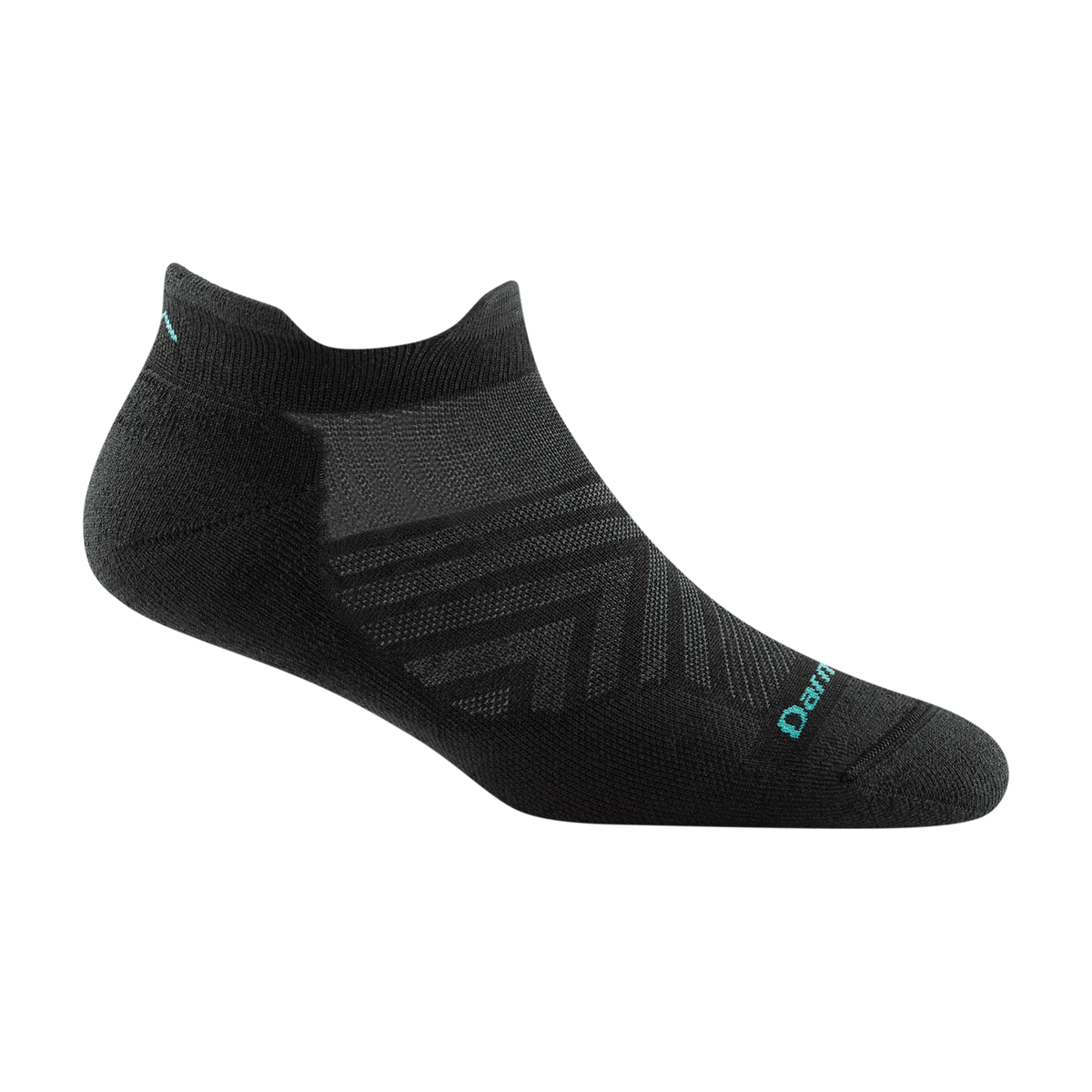 Darn Tough women's no-show tab running sock with cushioned sole and textured arch support