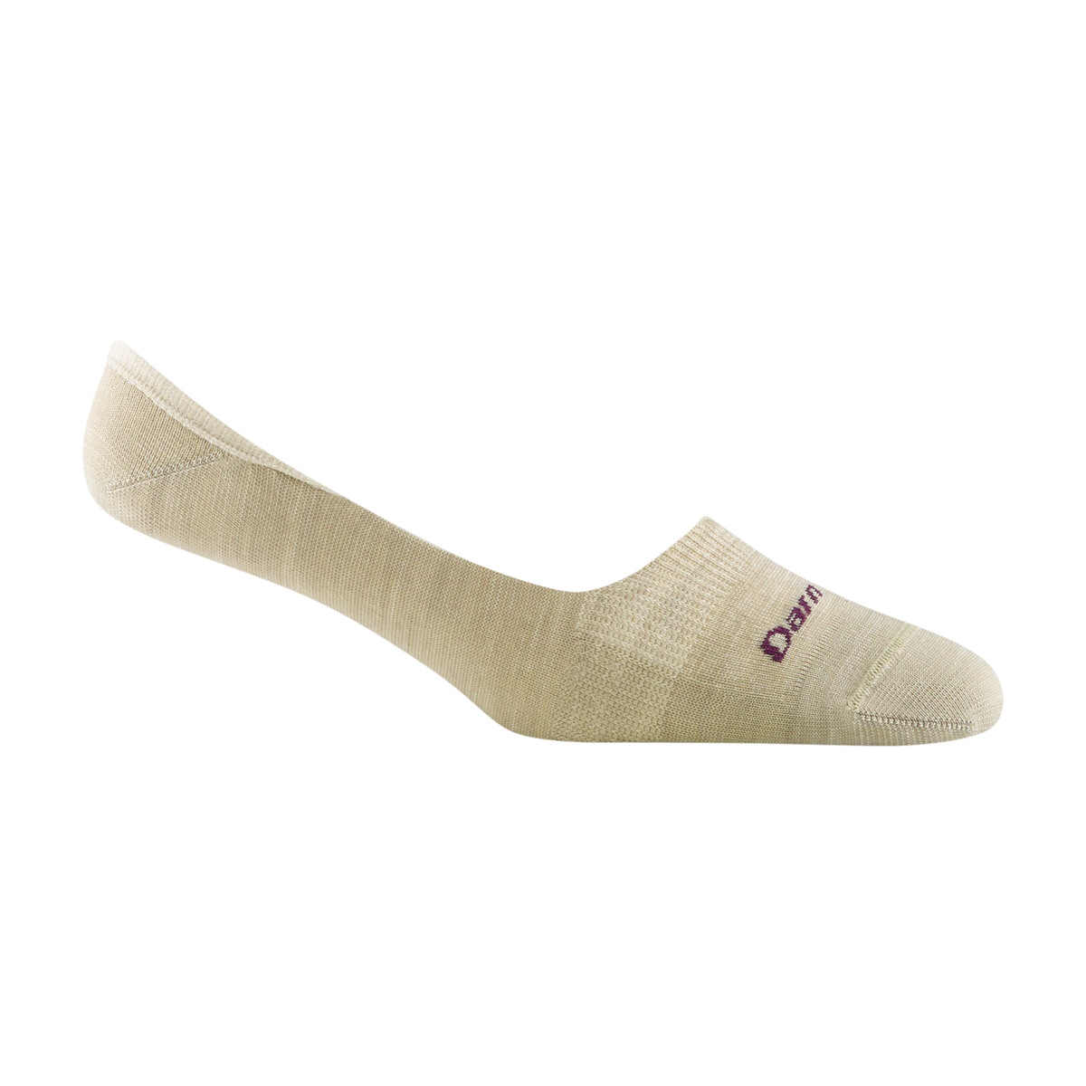 Darn Tough women's no-show invisible lightweight sock with reinforced toe and heel