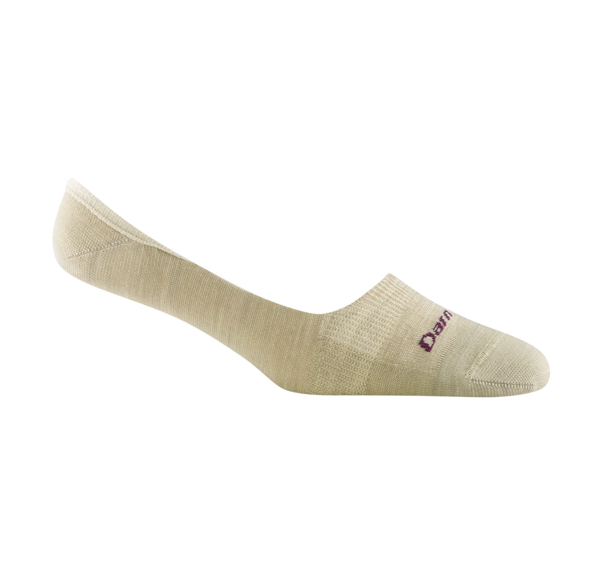 Darn Tough women's no-show invisible liner sock with cushioned toe and heel grip
