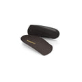 Superfeet Men's EasyFit black 3/4 length shoe insoles, pair shown top and bottom