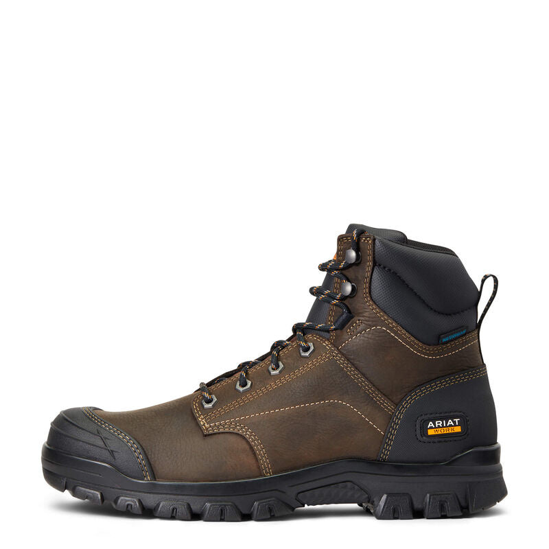 Ariat Work men's waterproof lace-up work boot with rugged outsole and protective toe cap