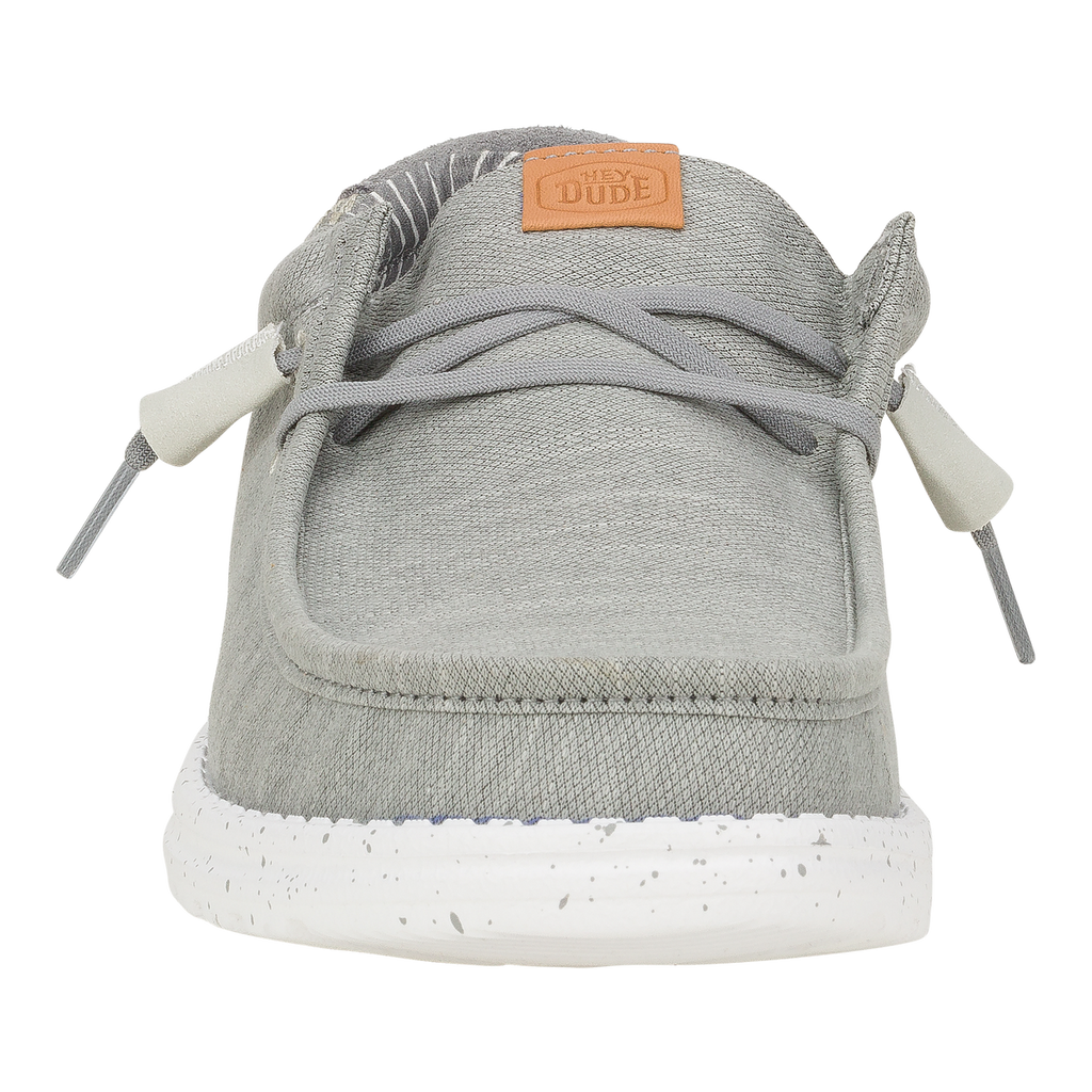 Hey Dude Men's Wally Elevated casual slip-on shoe with elastic laces and speckled sole