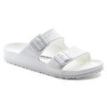 Birkenstock Arizona EVA sandal in white with two adjustable buckle straps