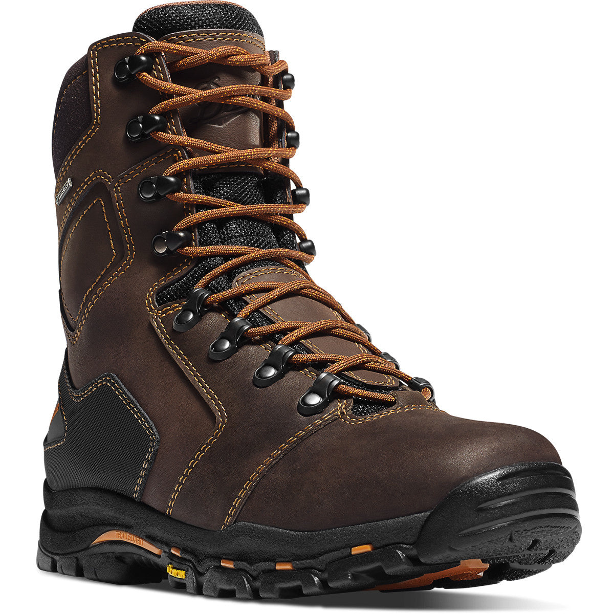 Danner Men's Vicious 8-inch work boot with rugged lug sole and lace-up design