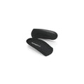 Superfeet Womens EasyFit black 3/4 length insoles, pair shown top and bottom views