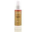 Taos Footwear Refresher spray bottle, gold label, red accent band, 4 oz